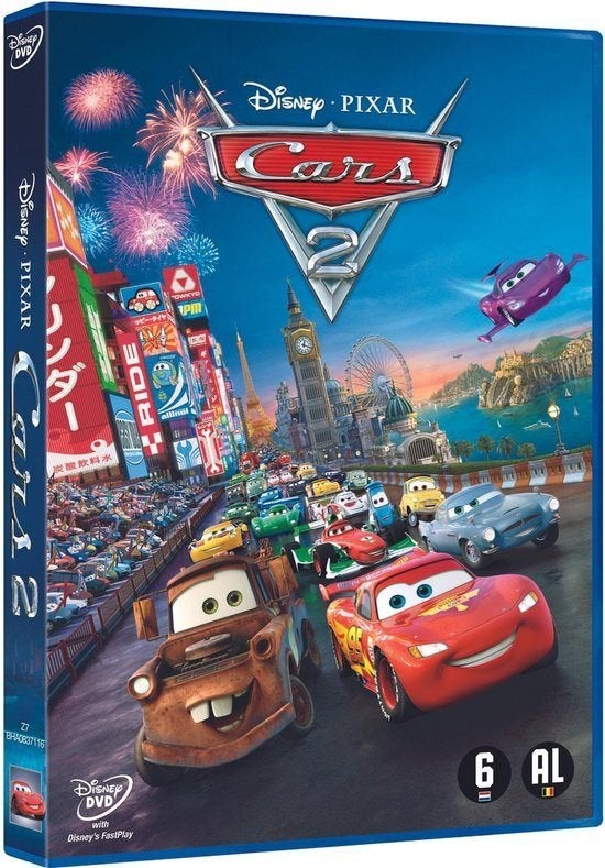 Cars 2 DVD, Europees, Tekenfilm, Verzenden, Alle leeftijden