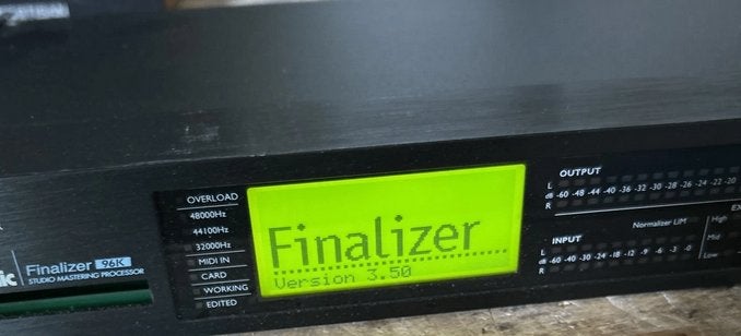 TC electronics finalizer 96k, Ophalen of Verzenden, Zo goed als nieuw, Volume
