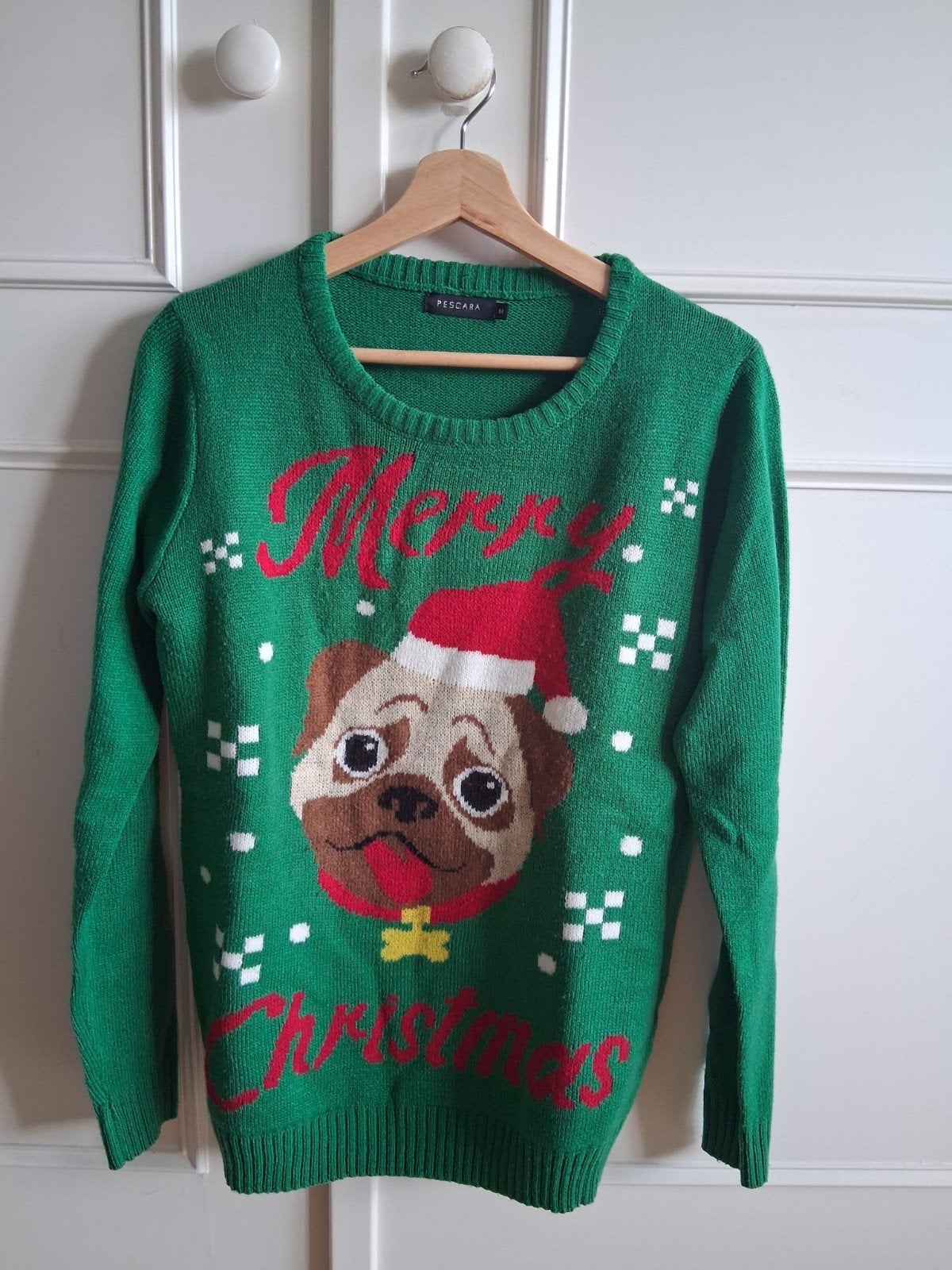 Kersttrui, maat M, Ophalen of Verzenden, Zo goed als nieuw, Maat 38/40 (M), Groen