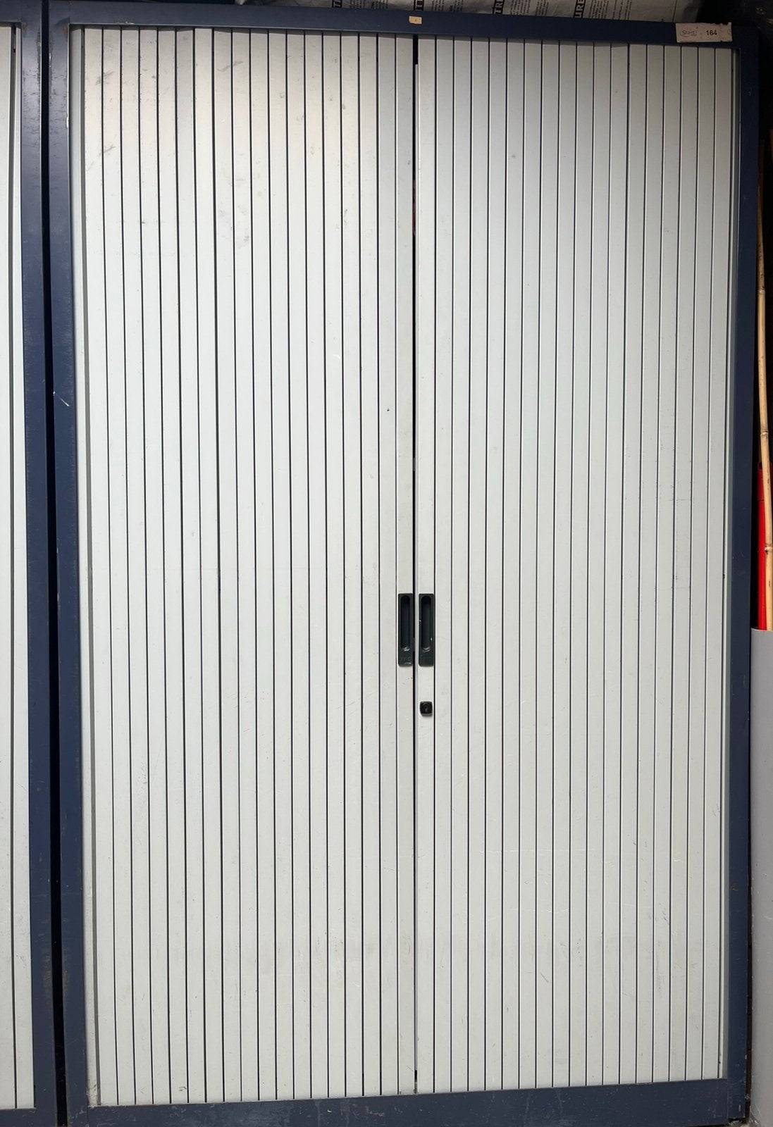 Metalen archiefkast voor in schuur, Ophalen, Gebruikt, 100 tot 150 cm, Metaal