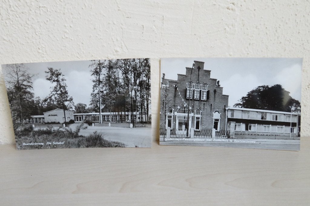Beetsterzwaag - Lyndensteyn + De Schakel, Verzamelen, Ophalen of Verzenden, 1960 tot 1980, Ongelopen, Friesland