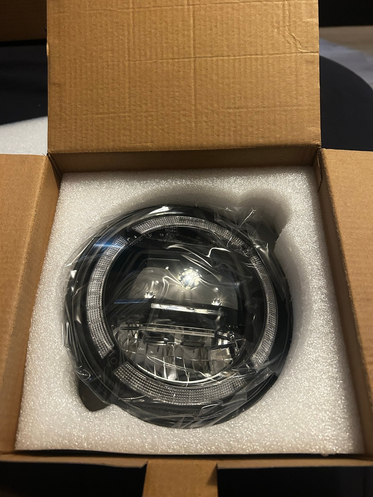 Motea Motor LED Koplamp Zwart - Nieuw in Doos, Motoren, Ophalen, Nieuw