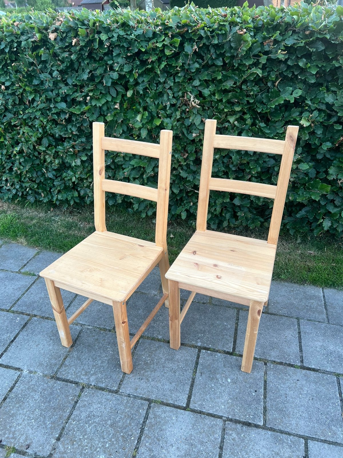 Te Koop : Ikea Ivar Eetkamerstoelen Stoelen 2 Stuks, Ophalen, Gebruikt, Twee, Bruin
