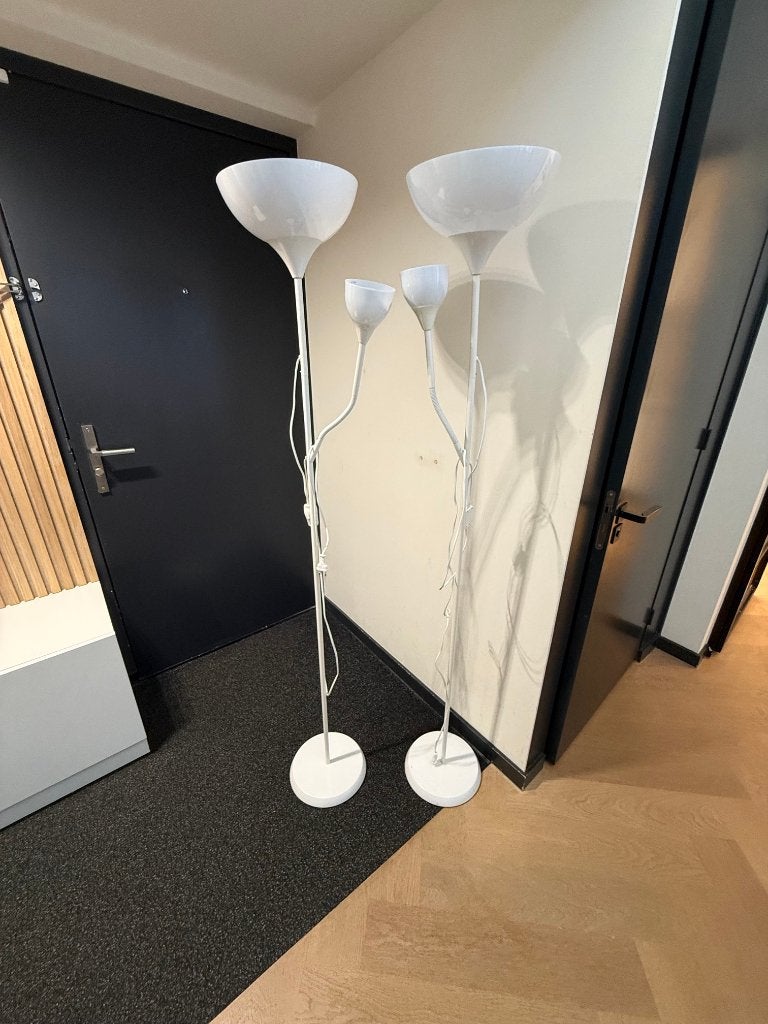 IKEA TÅGARP Lamp - White - 2 lamps for €10 - PICK UP ONLY, Ophalen, Kunststof, Zo goed als nieuw, Modern