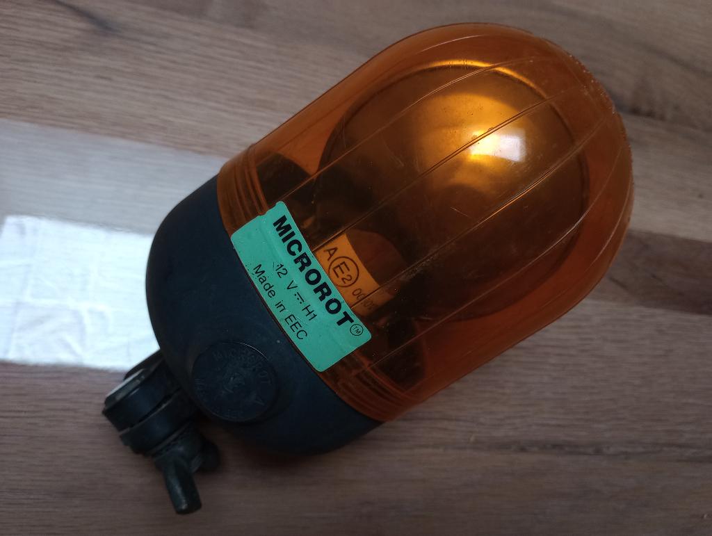 3x opsteek zwaailicht 12v Sirena Sparex Tecno zwaailamp, Ophalen of Verzenden, Gebruikt