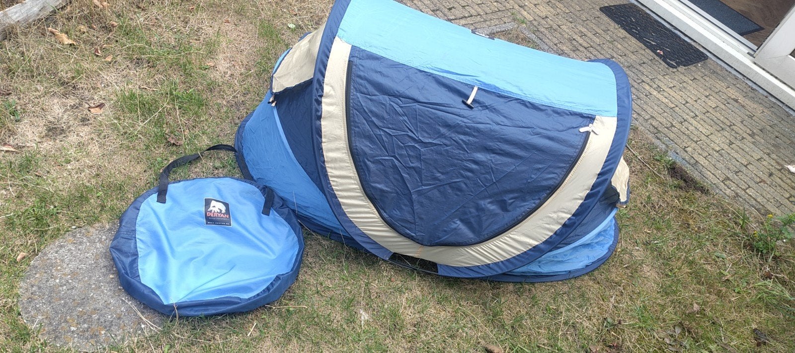 Deryan Baby Luxe Peuter Pop-Up Reisbedje - Blauw, Ophalen, Gebruikt, Reisbedje