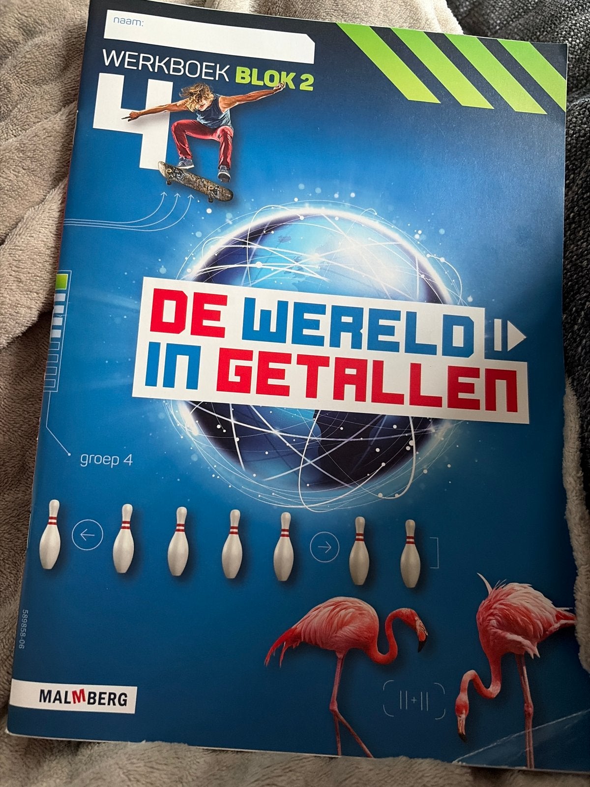 Malmberg De Wereld in Getallen Werkboek Blok 2 Groep 4, Boeken, Ophalen of Verzenden, Zo goed als nieuw, Overige niveaus, Wiskunde A