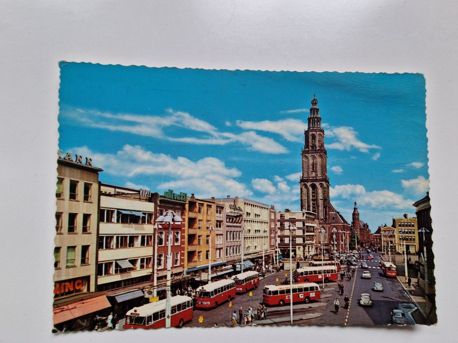 Ansichtkaart Groningen Grote Markt, Ophalen of Verzenden, 1960 tot 1980, Gelopen, Groningen