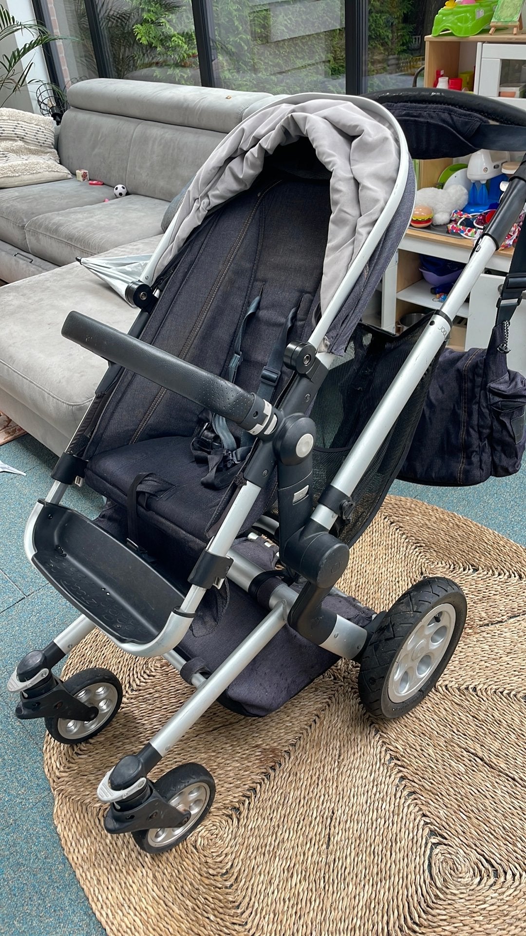 Joolz kinderwagen complete set – spijkerstof uitvoering, Ophalen, Gebruikt, Overige merken