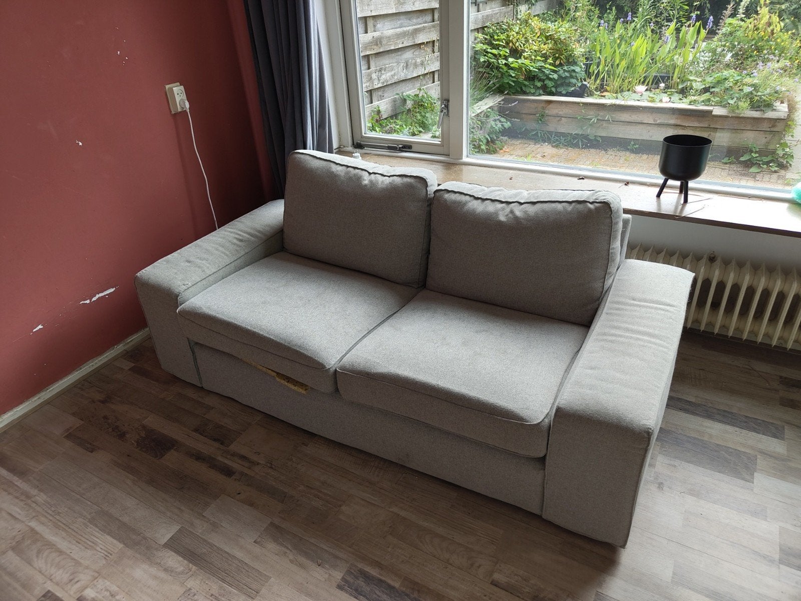Ikea Kivik 2-zitsbank, stof aan vervanging toe, Ophalen, Gebruikt, 150 tot 200 cm, Tweepersoons