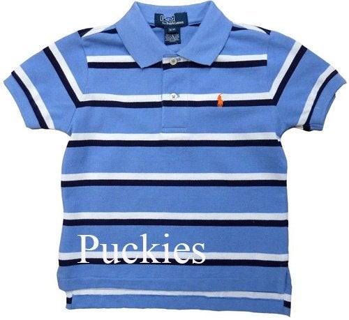 Ralph LAUREN polo blauw/wit maat 116 NIEUW (9351) a, Nieuw, Ophalen of Verzenden, Shirt of Longsleeve, Jongen
