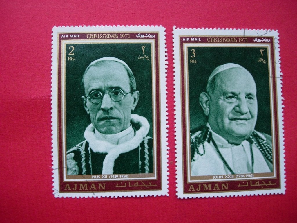 Ajman Jaar 1971 Kerstmis - Pausen, Verzenden, Postfris, Midden-Oosten