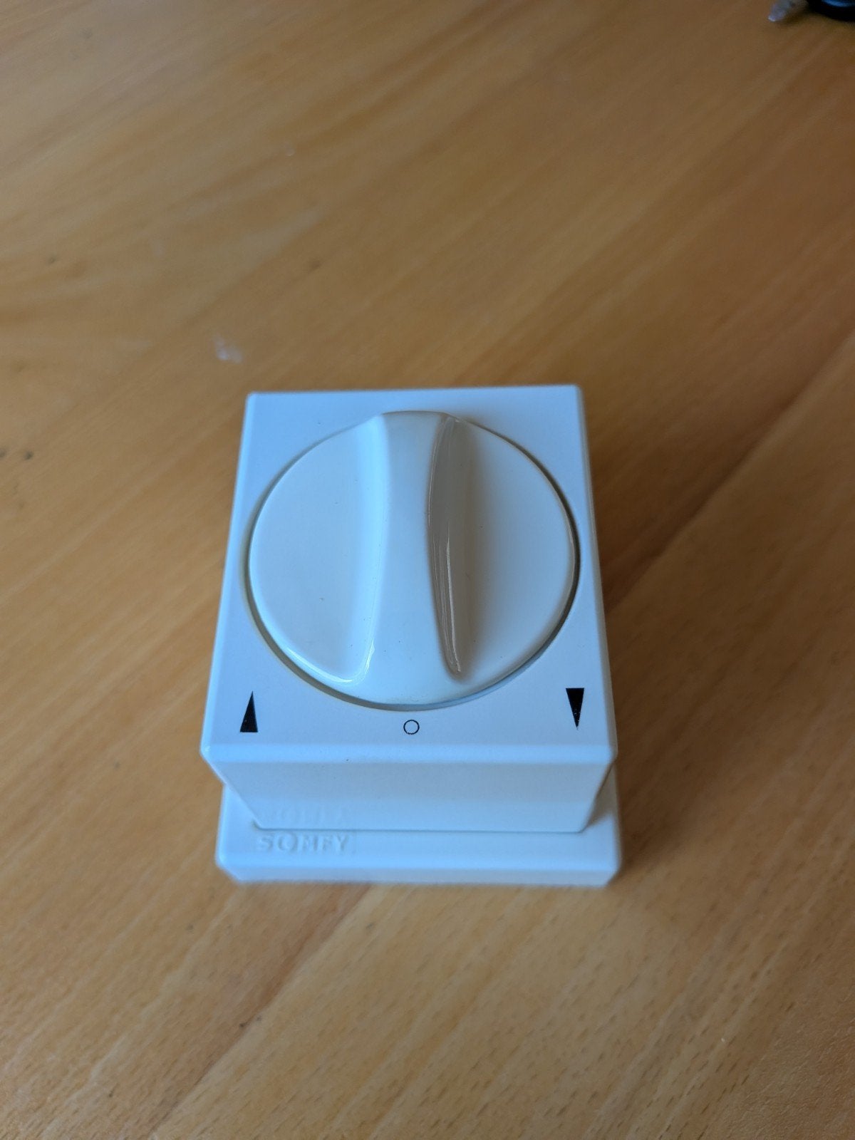 somfy draai schakelaar Jalousie, Gebruikt, Minder dan 100 cm, Wit, Ophalen of Verzenden