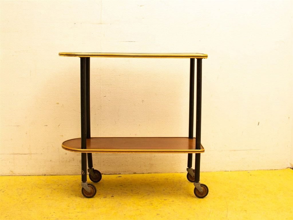 Vintage theetafeltje/trolley 37229, Ophalen of Verzenden, Gebruikt