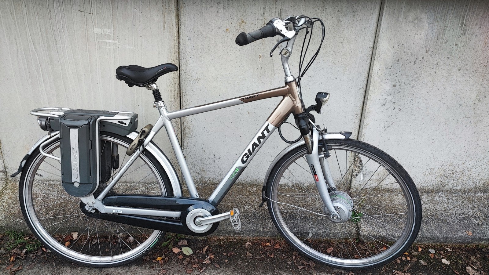 te koop goede nette giant twist elektrische heren fiets, Zo goed als nieuw, 51 tot 55 cm, 30 tot 50 km per accu, Ophalen