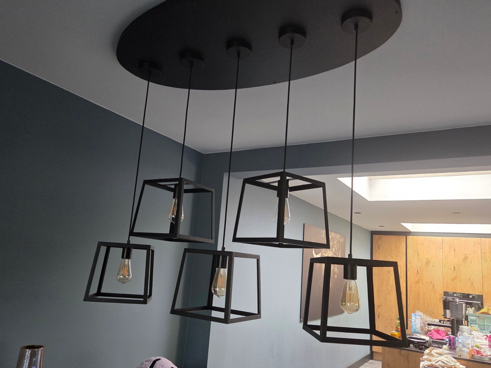 Voor as donderdag op te halen! Hanglamp, Ophalen