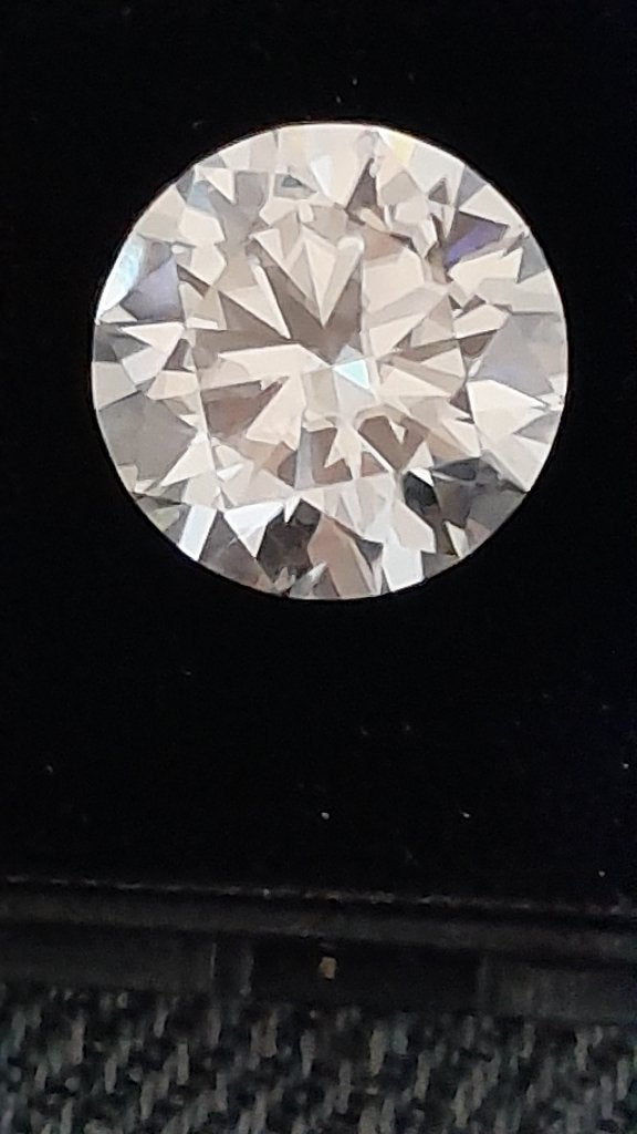 Moissanite Diamond 3EX 12mm/6ct, Ophalen of Verzenden, Nieuw