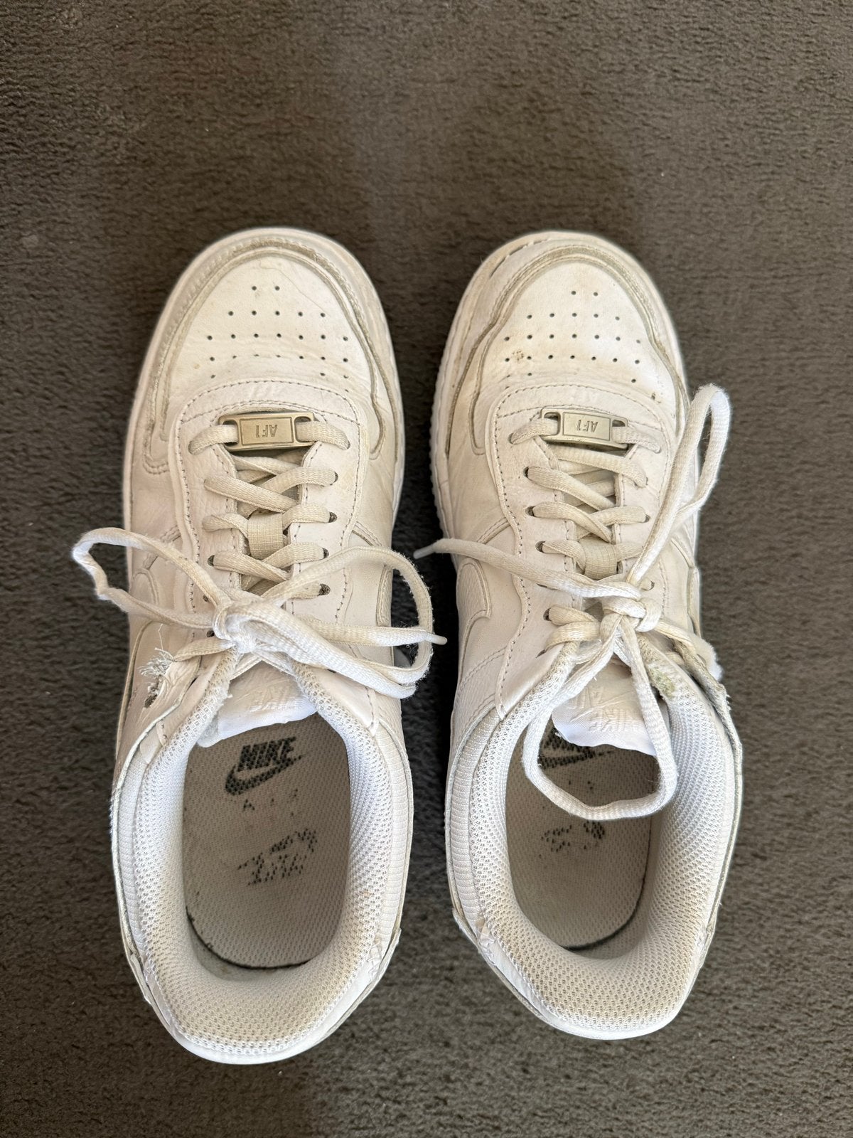 Nike Shadow Air Force 1 - Zie foto's voor details, Kleding | Dames, Schoenen, Ophalen, Gedragen, Wit, Sneakers of Gympen