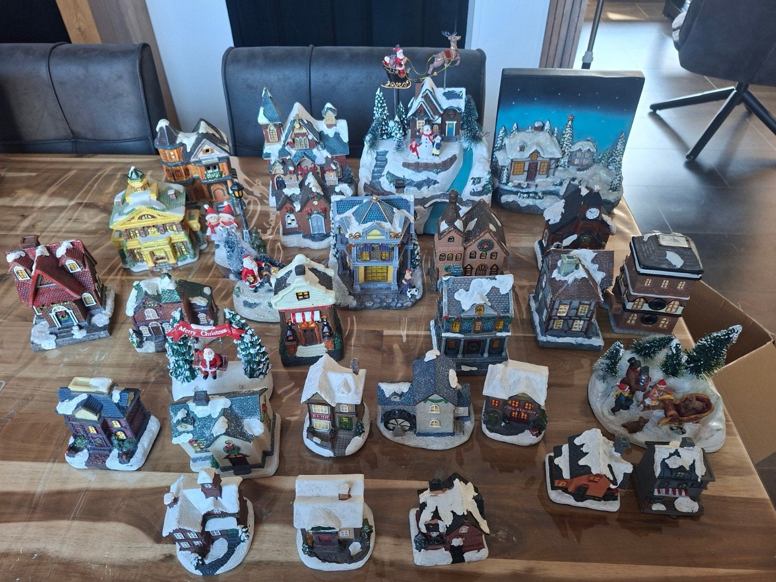 kersthuisjes en dergelijke, Diversen, Kerst, Ophalen of Verzenden, Gebruikt