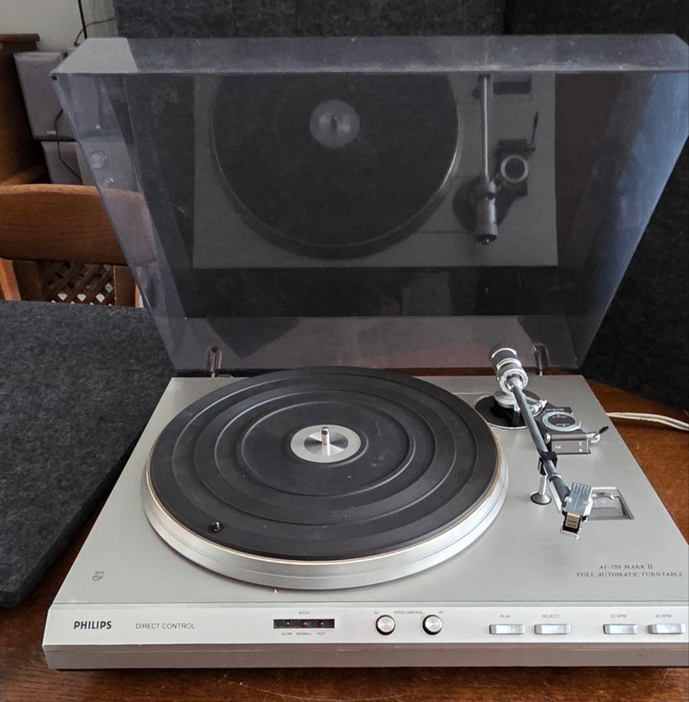Philips platenspeler AF-729 II, Audio, Tv en Foto, Platenspelers, Ophalen, Gebruikt, Platenspeler, Philips
