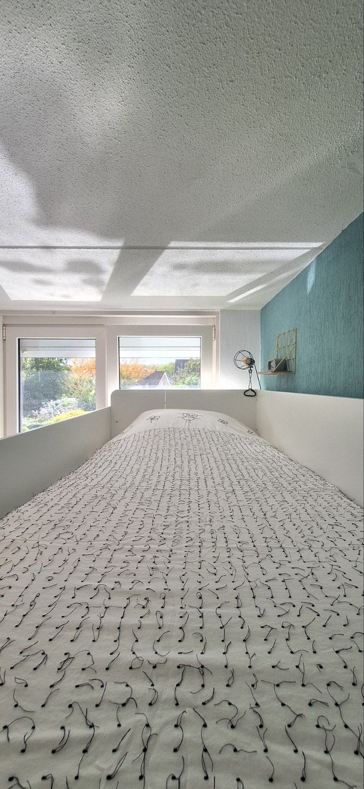 IKEA SMÅSTAD Hoogslaper met bureau en opbergruimte, Ophalen, Gebruikt, Eenpersoons, 200 cm