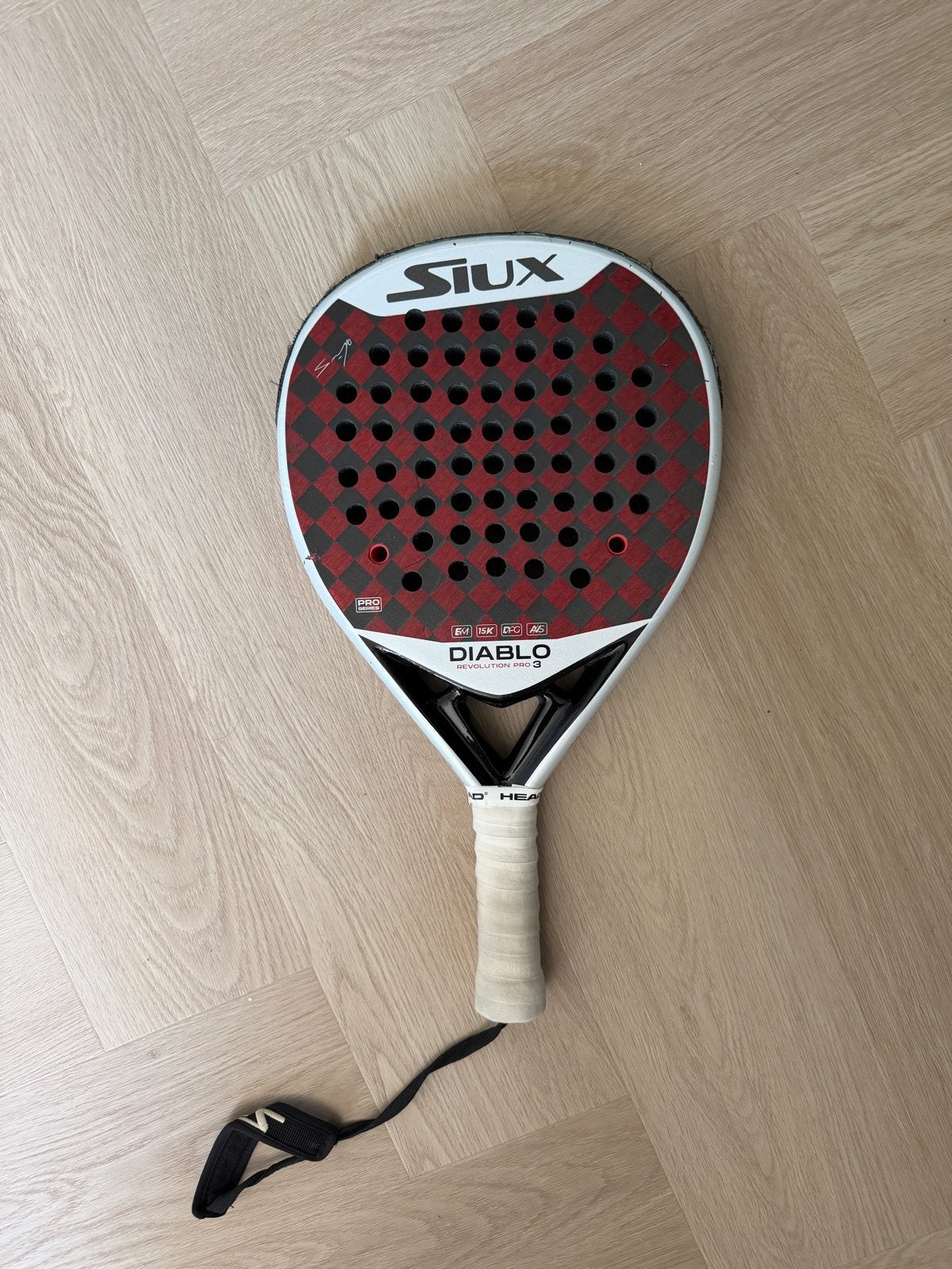 Siux Diablo Revolution Pro 3 Padelracket, Sport en Fitness, Padel, Ophalen of Verzenden, Gebruikt, Padelracket