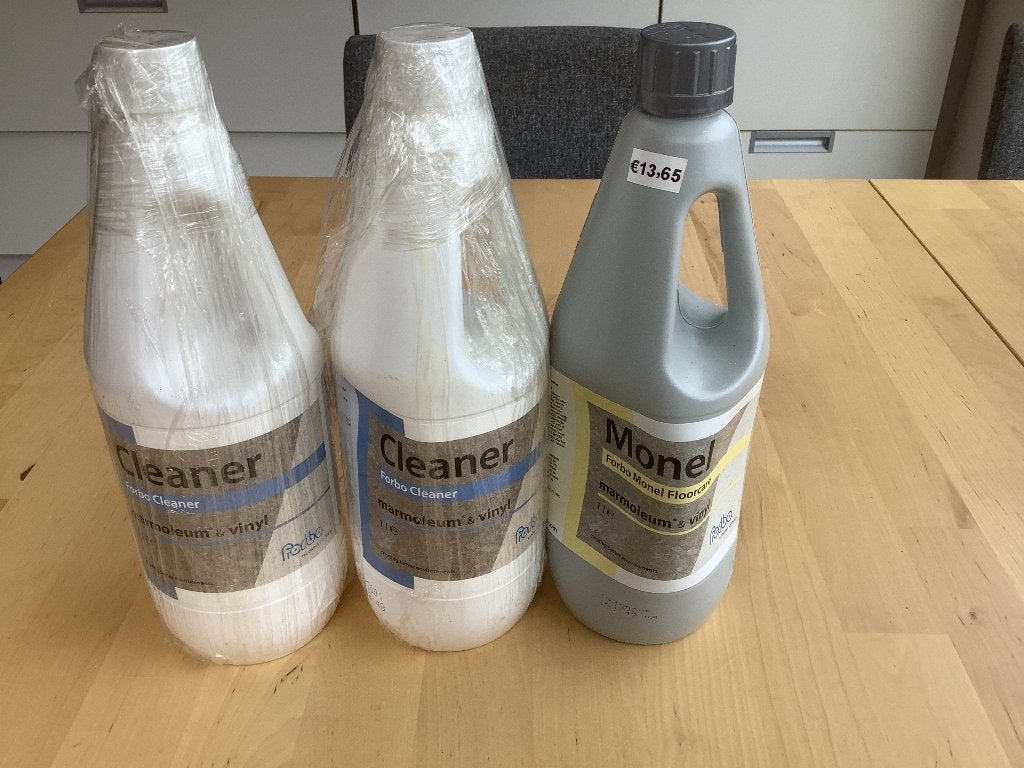 Forbo Cleaner Marmoleum en Vinyl  *nieuw*. 3 flessen, Ophalen of Verzenden