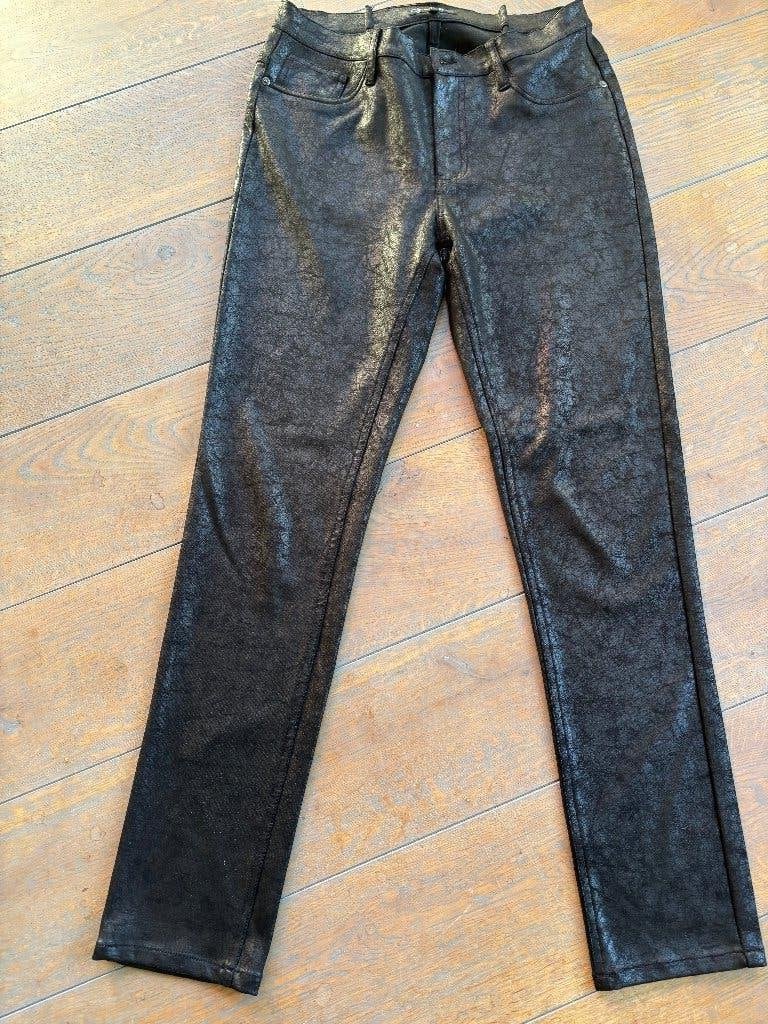 Prachtige kunstleren broek, Geisha XL, Geisha, Zwart, Maat 46/48 (XL) of groter, Ophalen of Verzenden