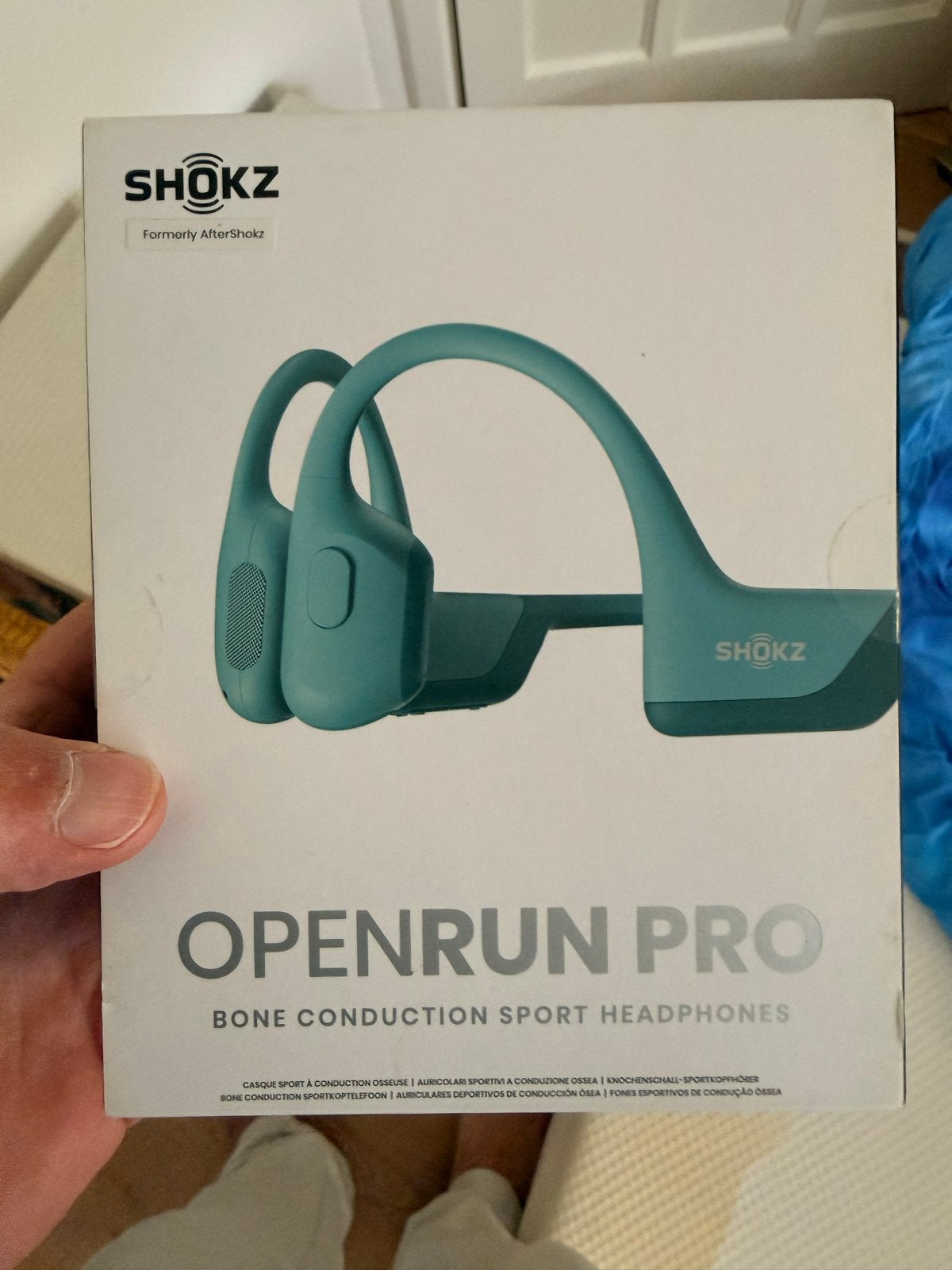 Shokz OpenRun Pro Bone Conduction Sport Hoofdtelefoon Nieuw, Bone conduction, Nieuw, Ophalen of Verzenden, Groen