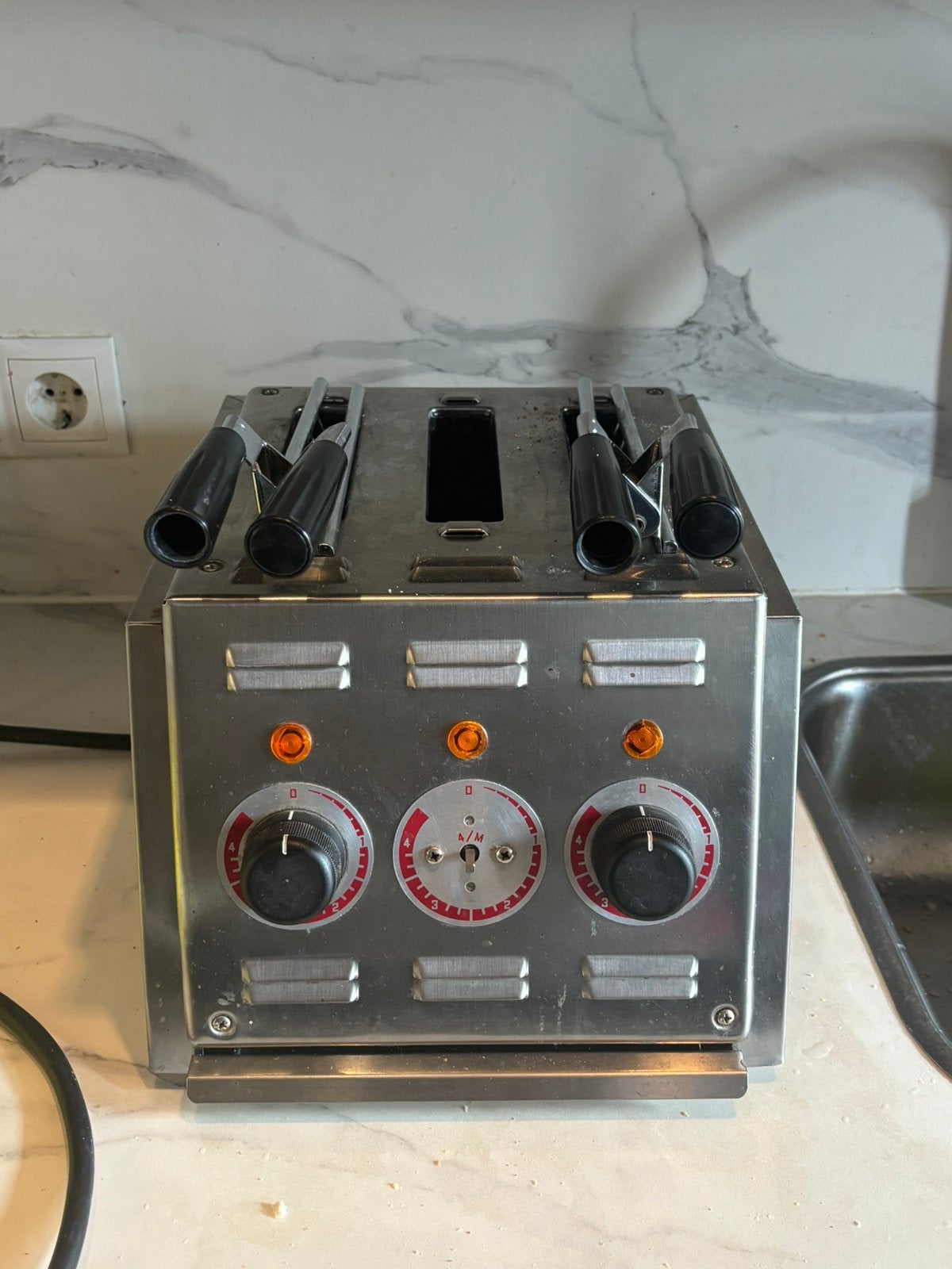 Stilfer Recco tosti apparaat, Witgoed en Apparatuur, Broodroosters, Ophalen of Verzenden, Zo goed als nieuw