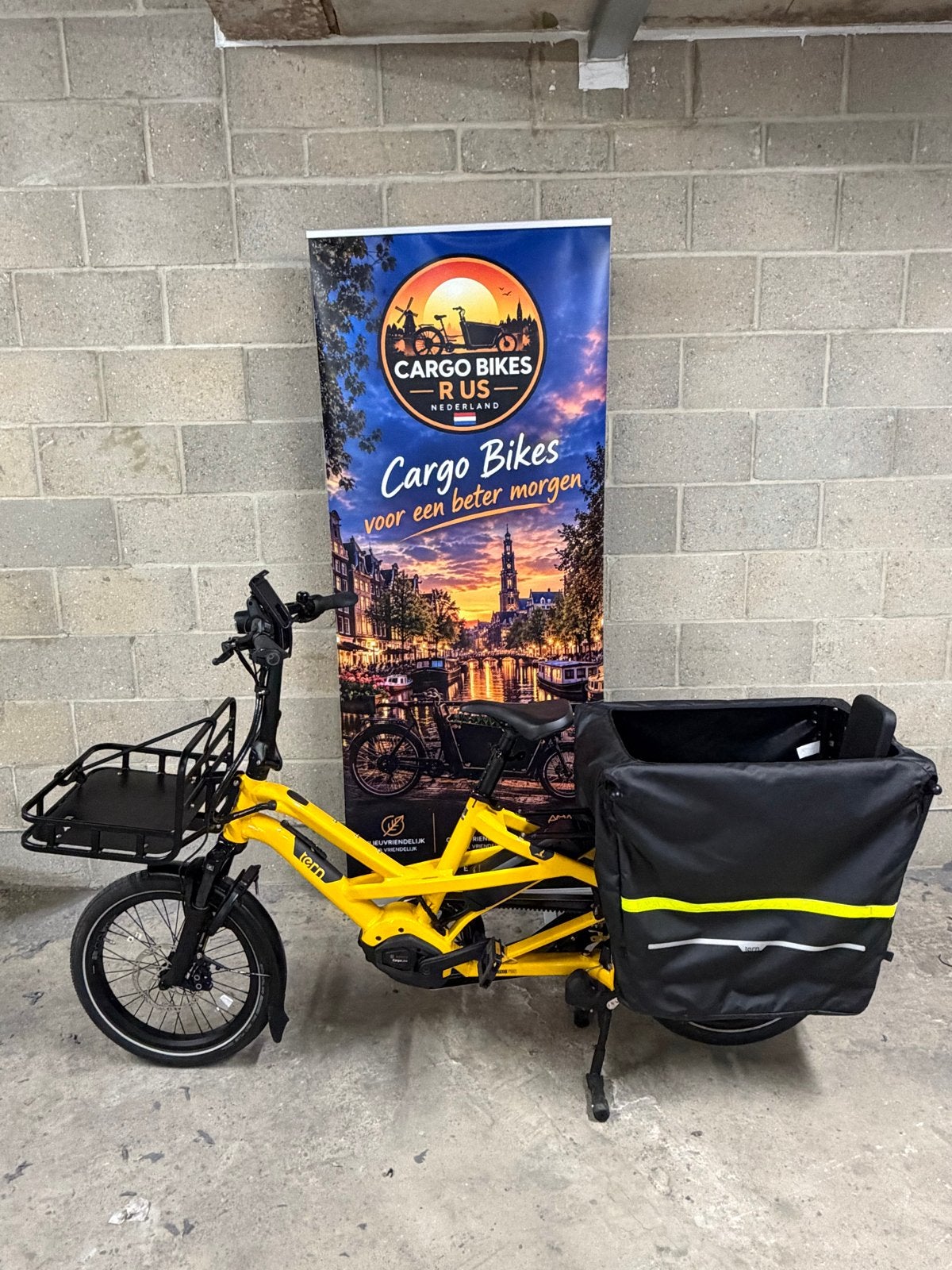Tern GSD P00 Ex Demo - Cargo Line - 545Wh - Enviolo - 60km, Elektrisch, Zo goed als nieuw, 2 kinderen, Schijfrem