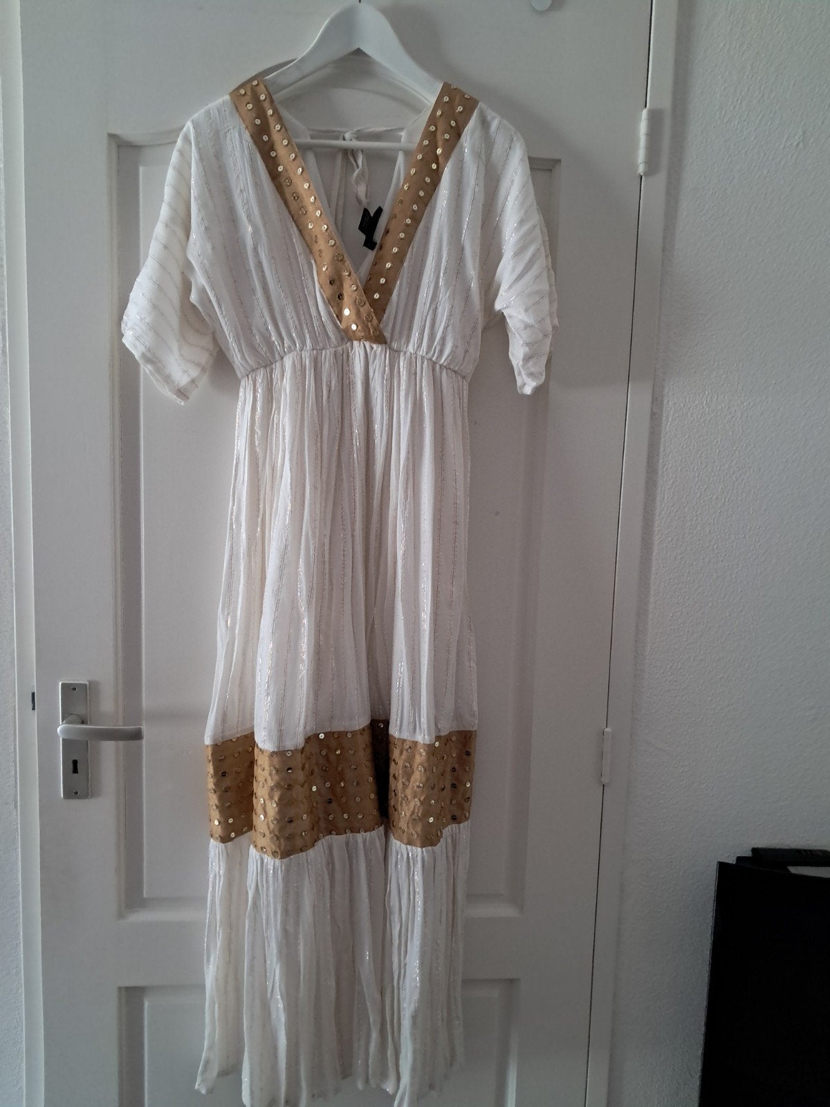 Mooie zomer jurk ibiza stijl 1 maat, Ophalen of Verzenden, Nieuw, Maat 38/40 (M), Onder de knie