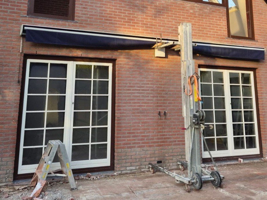 Elektrisch zonnescherm   5.97 m, Ophalen, 200 cm of meer, 200 cm of meer
