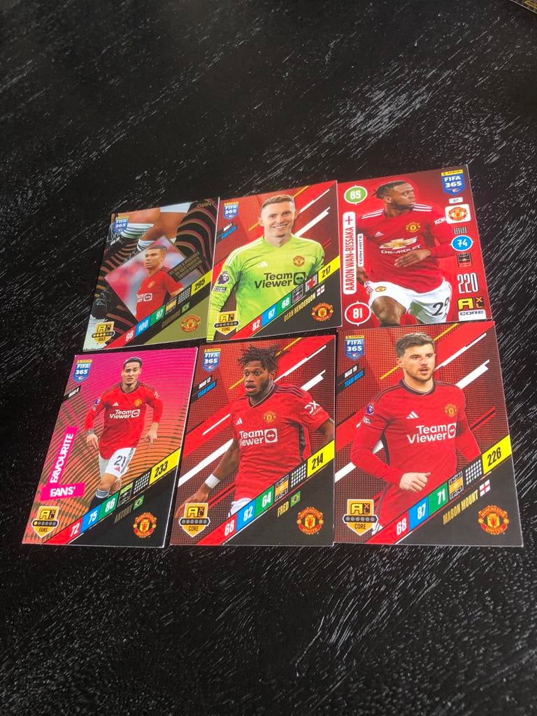 Panini FIFA 365 Manchester United kaarten, Verzenden, Gebruikt, Buitenlandse clubs, Spelerskaart