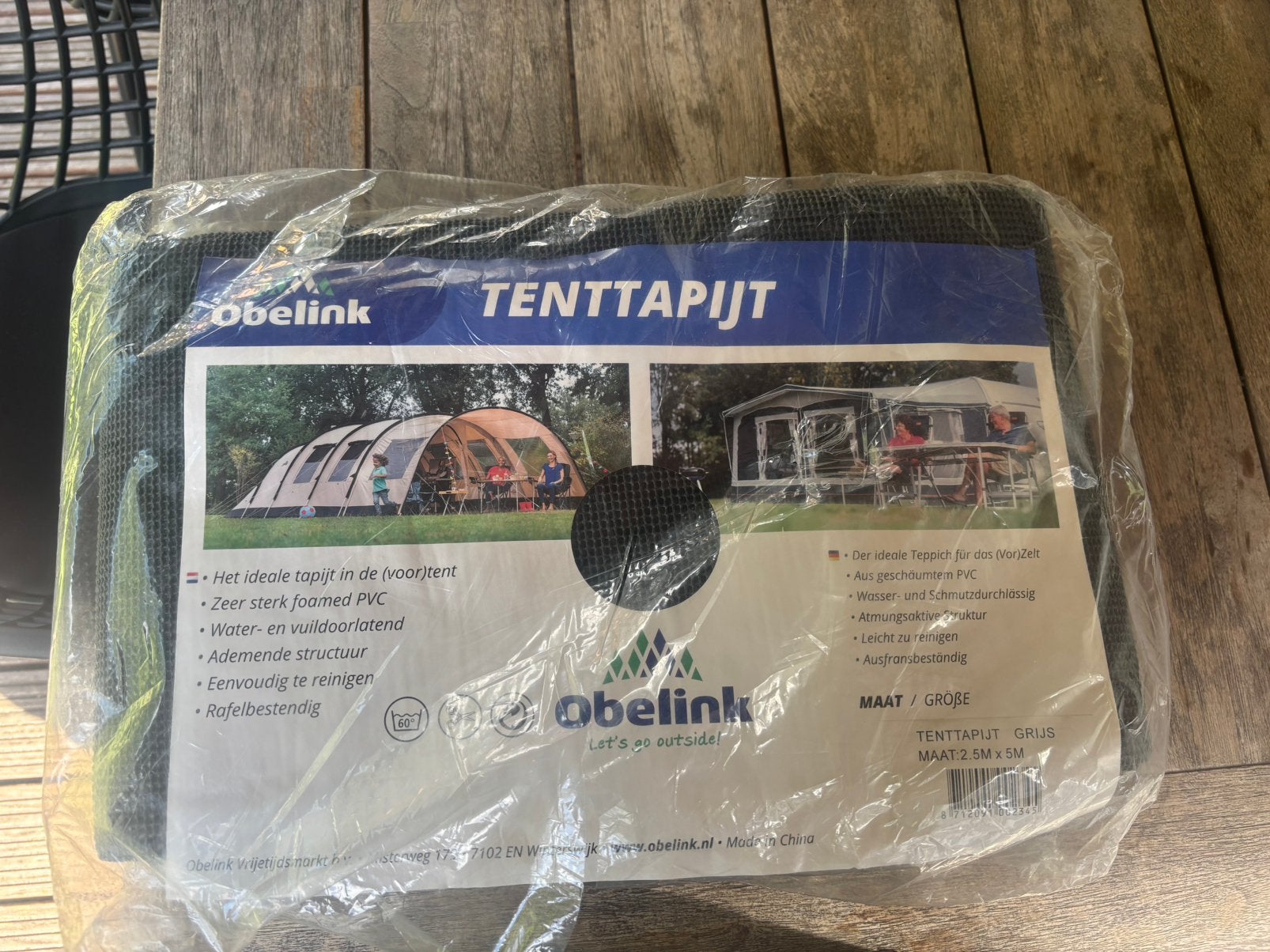 Tent tapijt 250x500, Ophalen of Verzenden, Nieuw