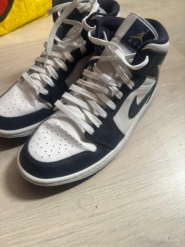 Jordan 4 obsidian high, Kleding | Heren, Schoenen, Ophalen, Overige kleuren, Sneakers of Gympen, Zo goed als nieuw