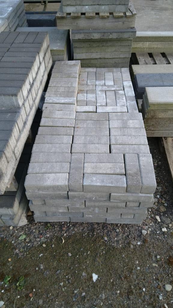 Klinkers, grijs nieuw, Tuin en Terras, Ophalen, Nieuw, Beton, Klinkers