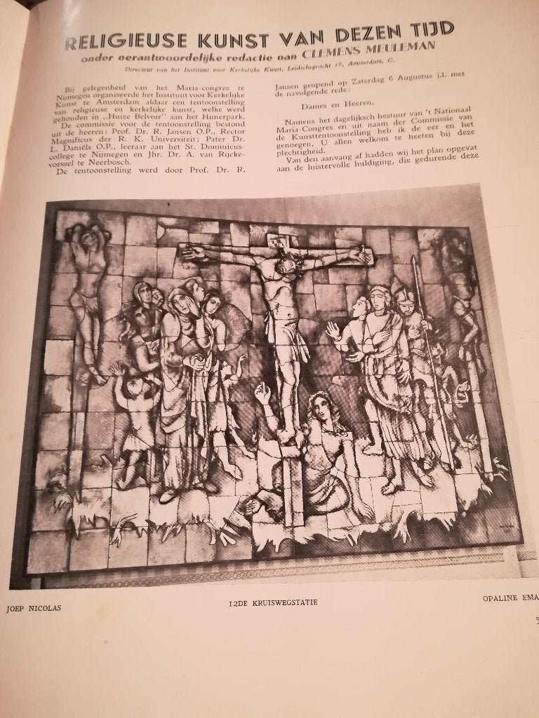 OPGANG - Kunstboek- Herman van den Eerenbeemt-, Ophalen of Verzenden, Gelezen, Schilder- en Tekenkunst