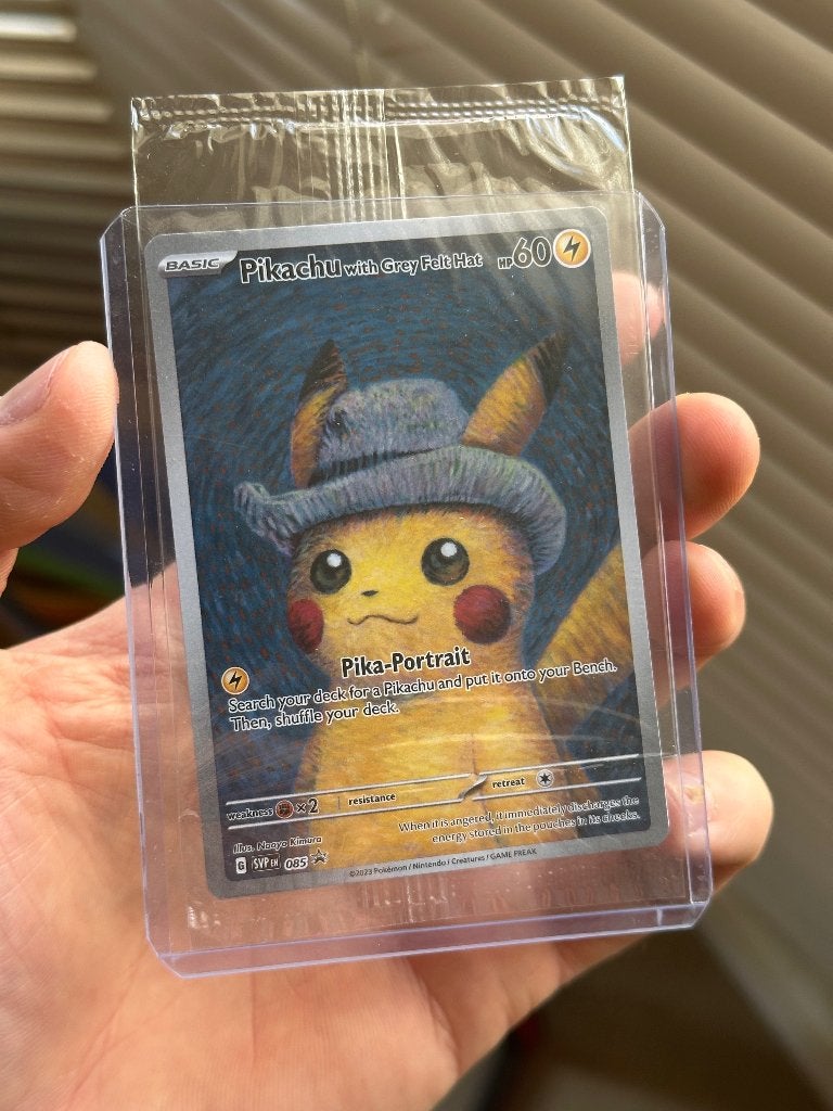 Pikachu van gogh sealed, Ophalen of Verzenden, Nieuw, Losse kaart