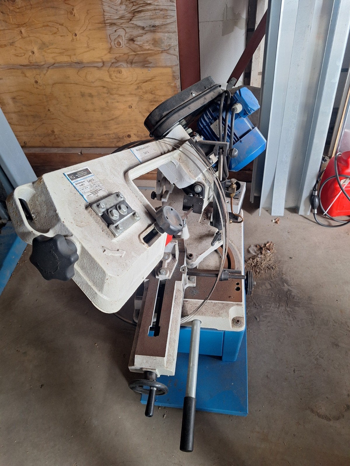 Lintzaag met zware 380V motor, Ophalen, Gebruikt, Onbekend, 70 mm of meer