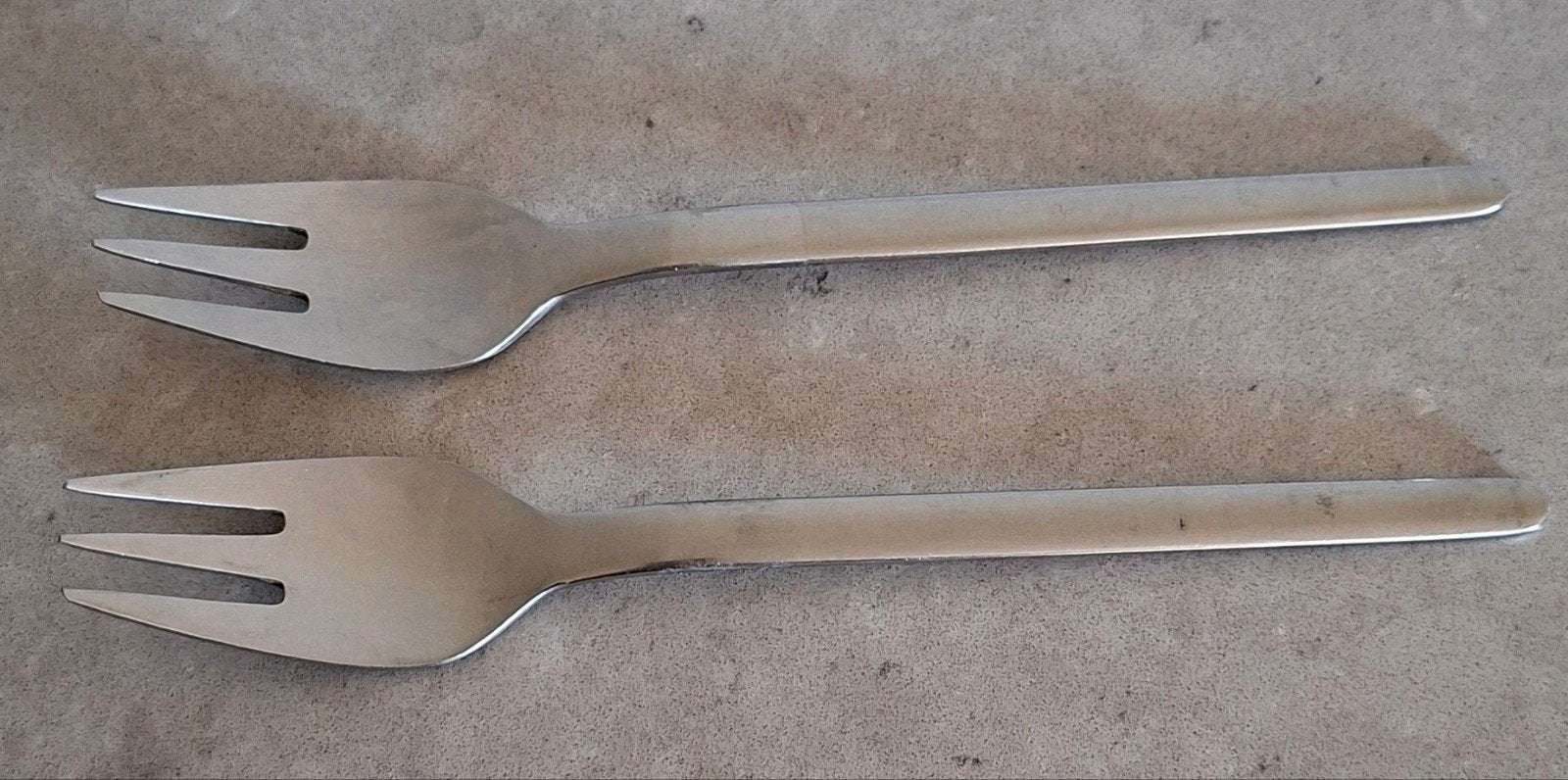 Vintage Gero Zilduro Eetvorken / Dinervorken (3 tanden), Huis en Inrichting, Gebruikt, Gero, Los bestek, Ophalen of Verzenden