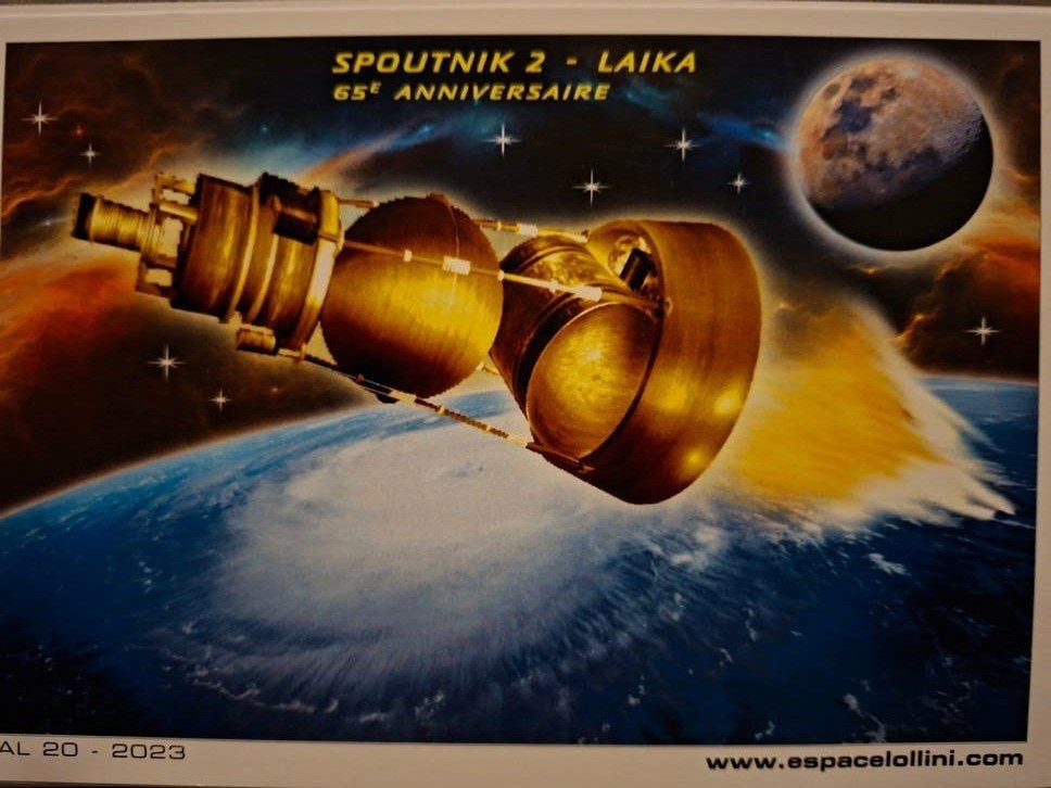 5 Ruimtevaart Ansichtkaarten - Sputnik, Artemis.a, Ophalen of Verzenden, 1980 tot heden, Ongelopen, Overige thema's