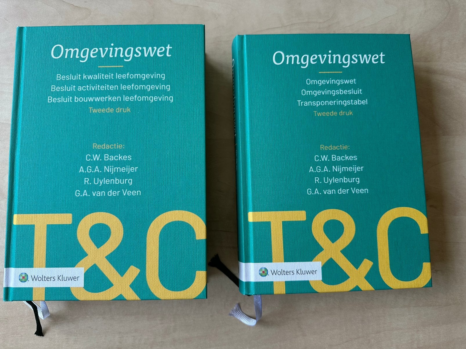 Tekst & Commentaar Omgevingswet (2 delen), Ophalen of Verzenden, Zo goed als nieuw
