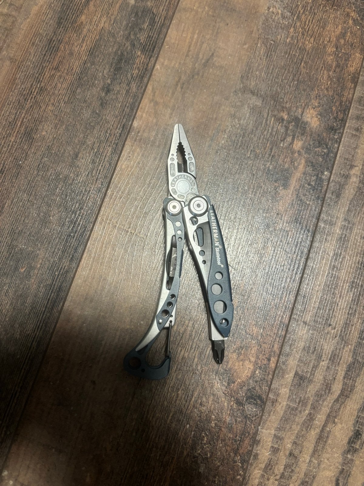 Leatherman Skeletool Multitool - Licht gebruikt, nog netjes, Ophalen of Verzenden, Gebruikt, Multitool, Overige merken