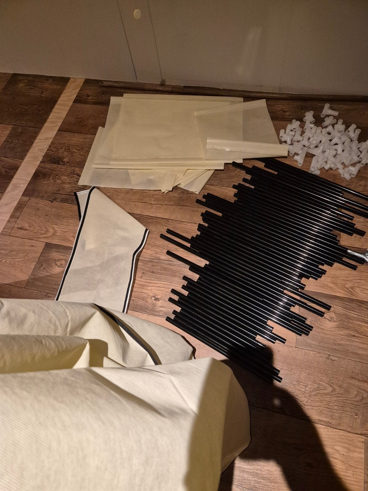 KESSER Kledingkast Stoffen Kast Opbergkast met Hangruimte, Ophalen, Gebruikt, 100 tot 150 cm, Met plank(en)