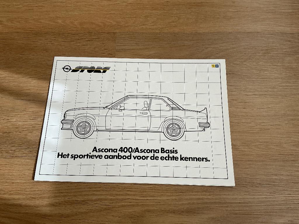 Opel Ascona 400 12 1980, Ophalen of Verzenden, Zo goed als nieuw, Opel