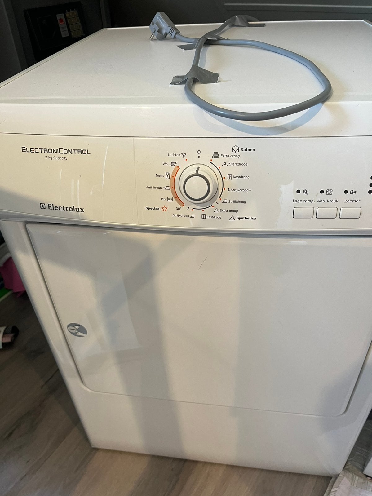 WasDroger electrolux, Ophalen, 6 tot 8 kg, Gebruikt, Luchtafvoer