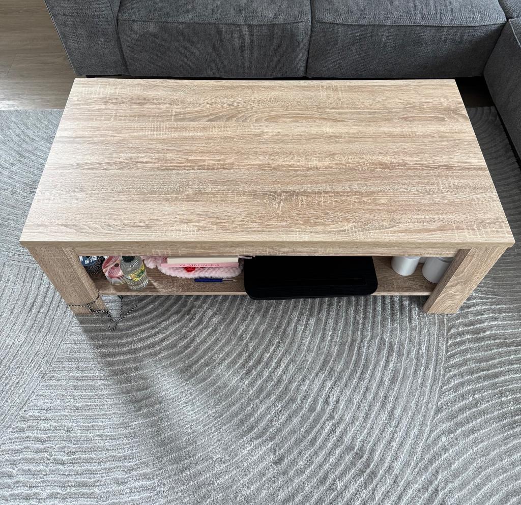 Salontafel, Ophalen, 50 tot 75 cm, 50 tot 100 cm, Zo goed als nieuw