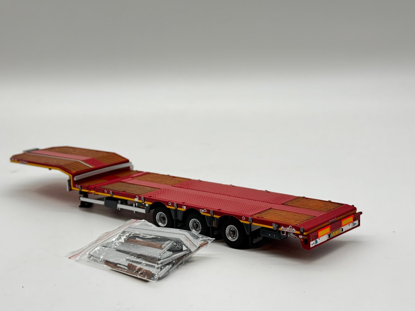 WSI uitschuifbare 3 assige NOOTEBOOM dieplader, Hobby en Vrije tijd, Modelauto's | 1:50, ., Nieuw, Ophalen of Verzenden, .