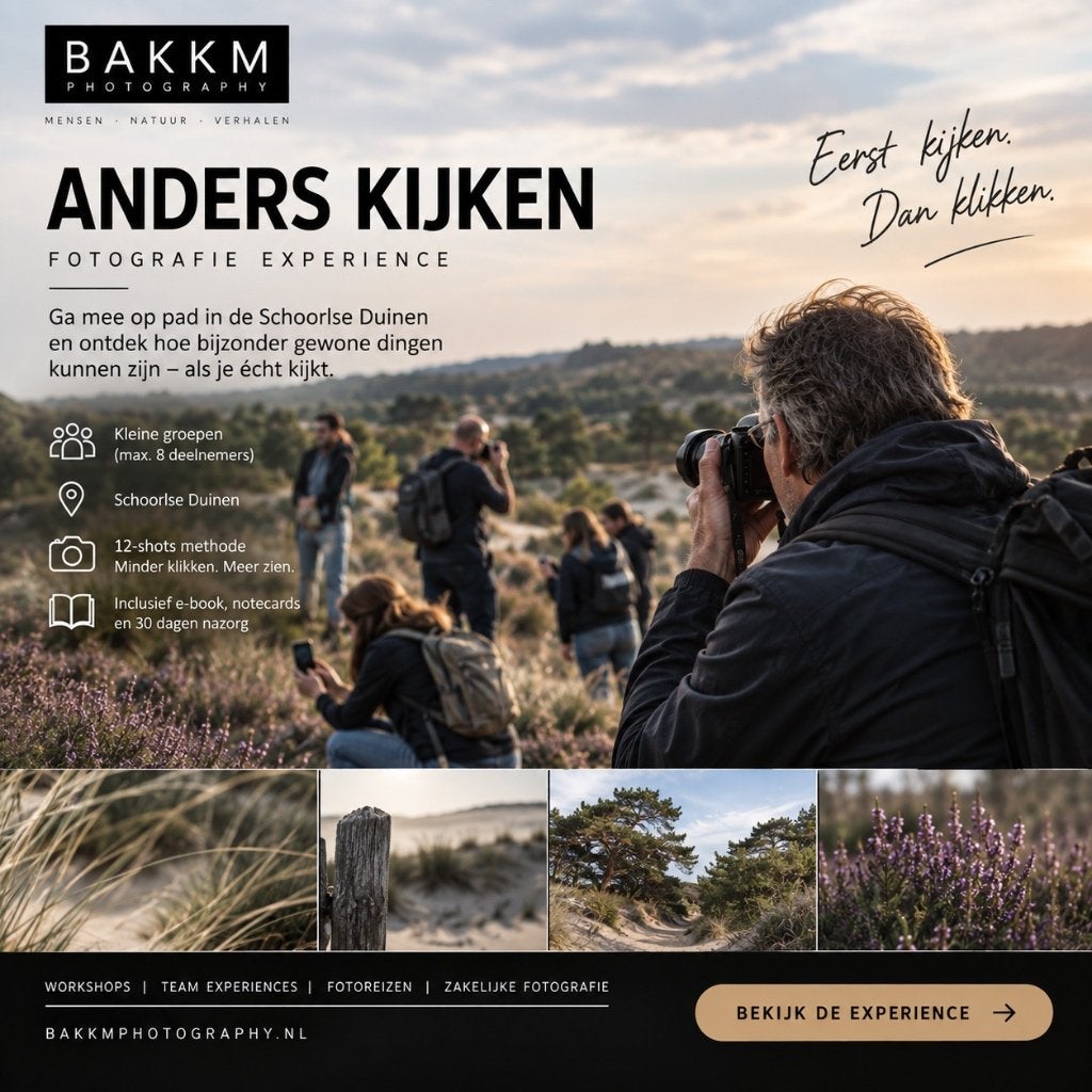 Fotografieworkshop Schoorl – Anders Kijken | 3 uur, Diensten en Vakmensen, Hobby of Vrije tijd